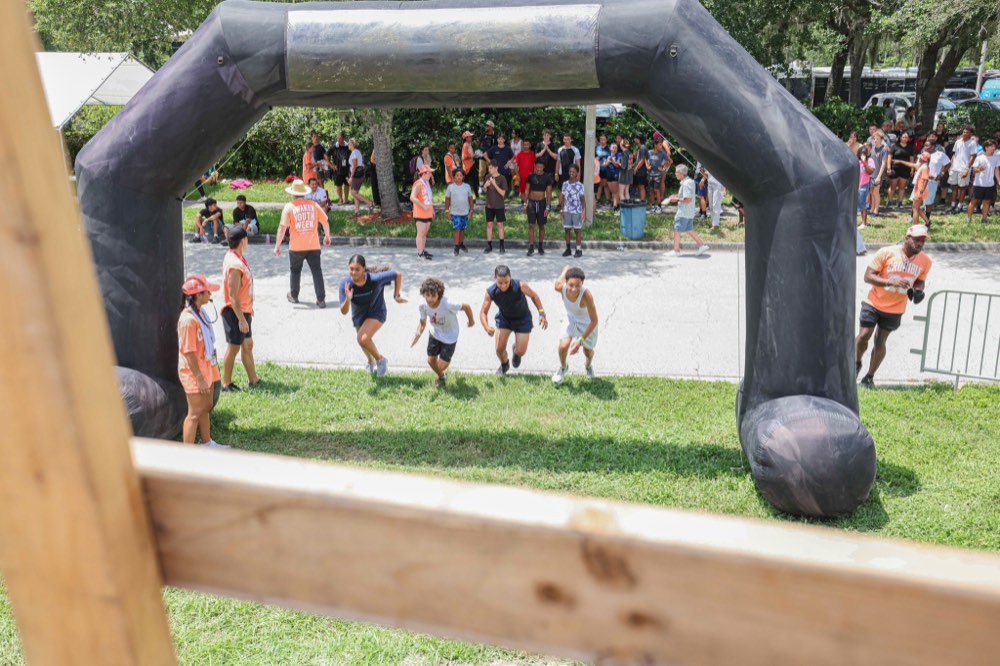 Mud run course