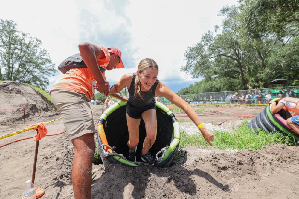 Field Day tire obstacle